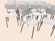 Refurbished Kinnarps Espress Stacking Canteen Chairs – White image 8