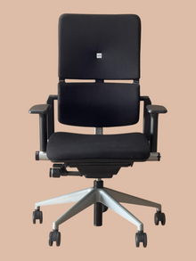 Refurbished Steelcase Please V2 Office Chair – Black Fabric image 1