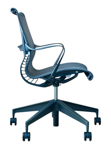 Refurbished Herman Miller Setu Mesh Chair – Graphite, Black Base image 3
