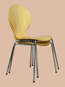 Refurbished Broadstock Wooden Dining Stacking Chair image 7