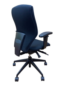 Refurbished Fully Adjustable Ergonomic Office Chair – Navy image 10