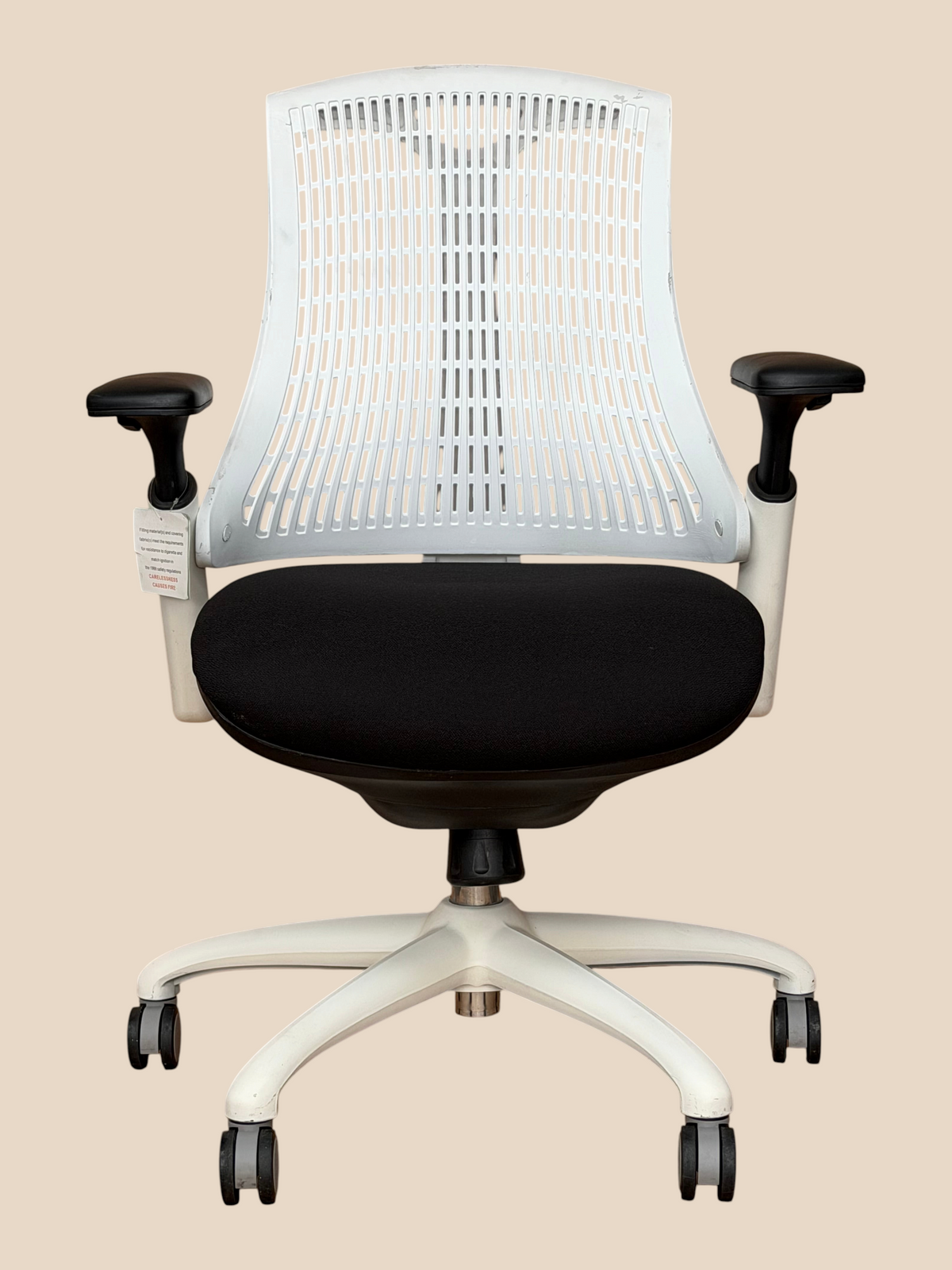Refurbished Dynamic Flex Office Chair White and Black