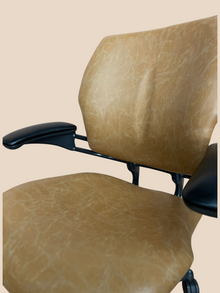 Refurbished Humanscale Freedom Tan Leather Task Chair image 8