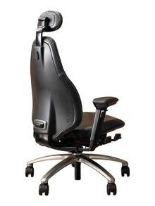 RH Mereo 220 Black genuine Leather Chair - Fully Adjustable image 9