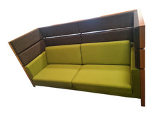 Refurbished Kinnarps Scandinavia Acoustic Booth Sofa – Green image 1