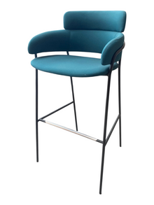 Refurbished Arrmet Strike Bar Stool in Teal image 3