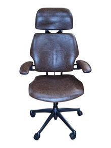 Refurbished Humanscale Freedom Headrest Chair – Vintage Brown image 2