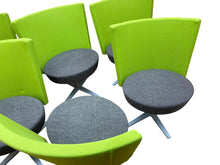 Refurbished Materia Centrum Medio Swivel Lounge Chair – Green image 6