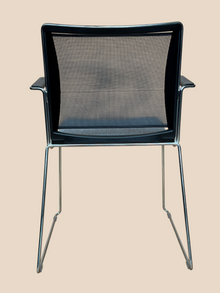 Refurbished Wilkhahn Aline Grey Mesh Meeting Chair image 4