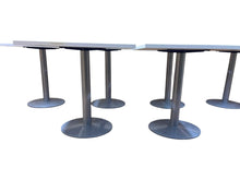 Refurbished Allermuir Square Pedestal Table – White image 7