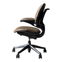 Humanscale Freedom Chair In Brown Patterned Leather - UK Delivery Rrp £1149 image 7