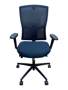 Kinnarps Drabert Mento Ergonomic Task Chair – Black Fabric, Adjustable Arms (Refurbished) image 2