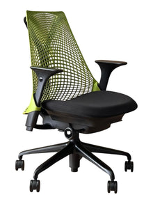 Herman Miller Sayl Chair - Green/Black image 1