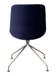 Refurbished Brunner Crona Swivel Meeting Chair – Navy Fabric image 2