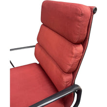 Genuine Vitra Charles Eams Chair / Soft padded Red Fabric (Rrp£5749)-UK Delivery image 8