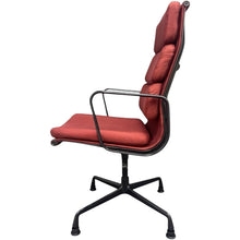 Genuine Vitra Charles Eams Chair / Soft padded Red Fabric (Rrp£5749)-UK Delivery image 2
