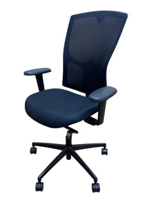 Kinnarps Drabert Mento Ergonomic Task Chair – Black Fabric, Adjustable Arms (Refurbished) image 5