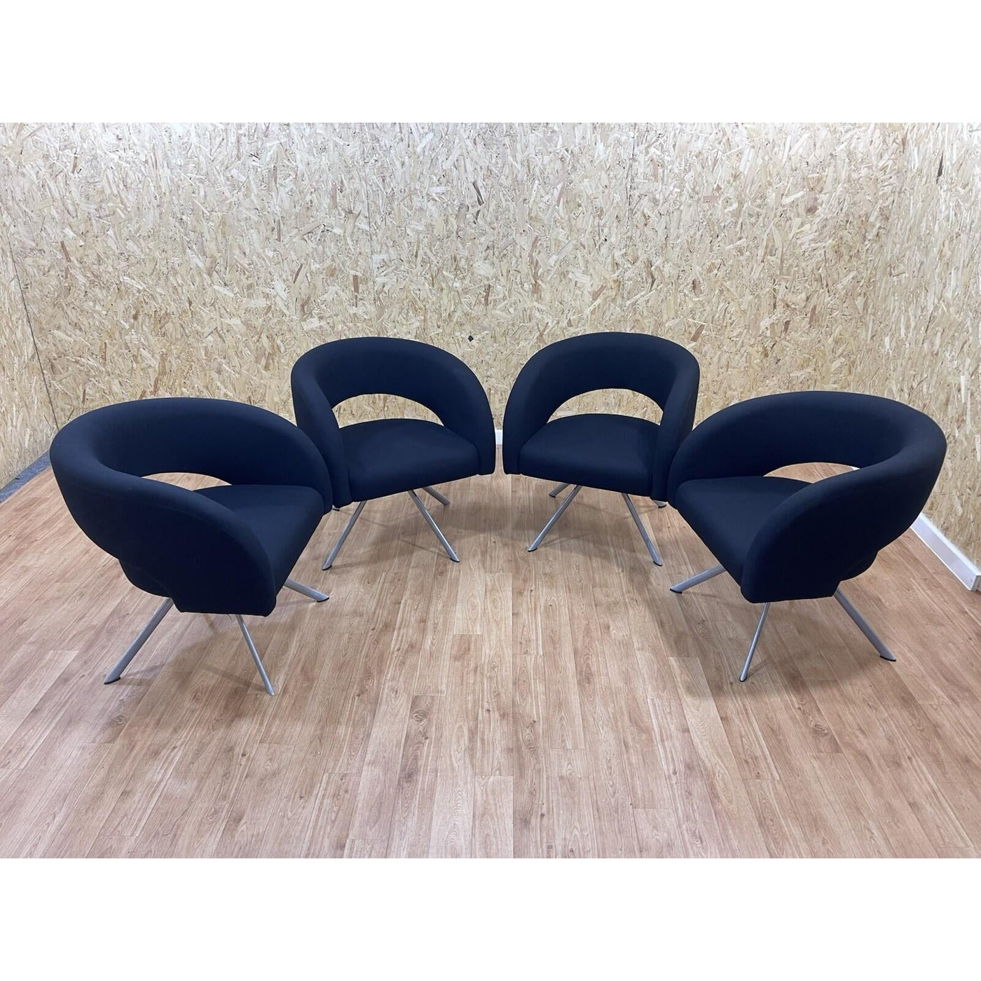 Boss Design Choo Reception/lounge Swivel Chairs - Set Of 4 - Can Deliver