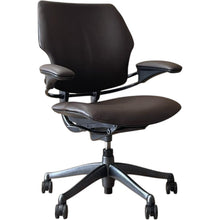 Refurbished Humanscale Freedom Chair – Dark Chocolate Brown Leather (RRP £1,239) image 2