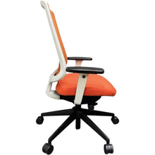 Senator Clipper Ergonomic Office Chairs - White /Orange - UK Delivery image 2