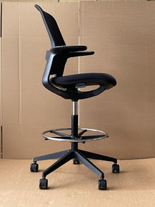 T25 Ergonomic Chair / Extended Height, Footrest - Excellent Condition - UK Delivery