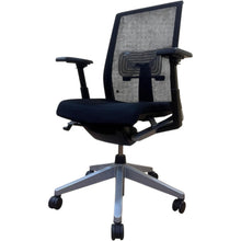 Refurbished Haworth Very Task Chair – Fully Adjustable, Black & Silver image 2