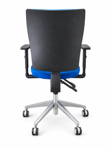 Connection Ergonomic Adjustable Task Chair – Blue – Refurbished image 2