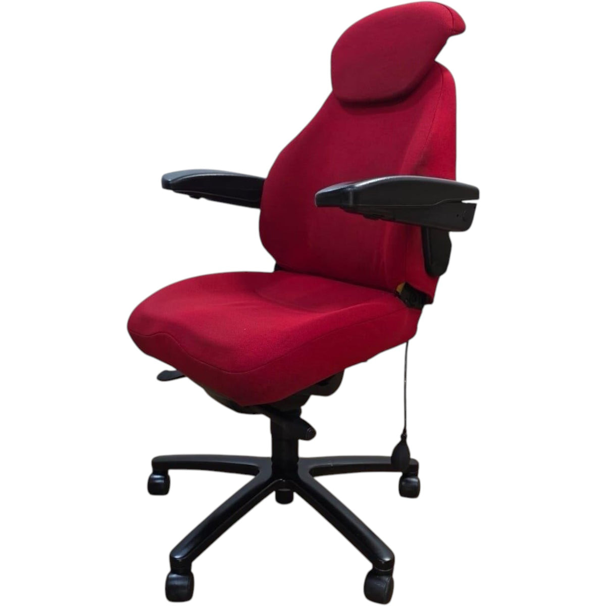 Kab Navigator Fabric Orthopaedic Chair Red Rrp 719 UK Delivery