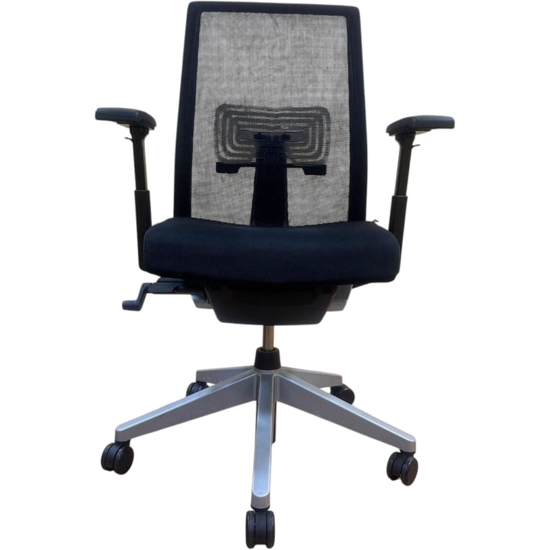 HAWORTH* Very Task Chair - Fully Adjustable- Black/Silver - UK DELIVERY