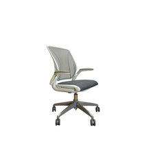 10 x Humanscale Diffrient World Ergonomic Task Chair – White Grey – Refurbished