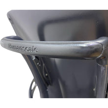 Humanscale freedom chair In Black Leather  Gel Armrests UK Delivery image 8