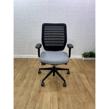 Refurbished Senator Fuse Office Chair – Black Grey, 4D Armrests