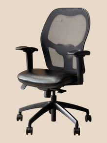 Ergonomic Mesh Office Chair – Black – Refurbished image 2