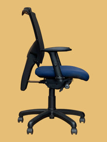 Refurbished Ergonomic Mesh Office Chair – Blue & Black image 6