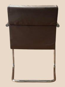 Refurbished Orangebox Sound 02 Leather Visitor Chair – Brown image 3
