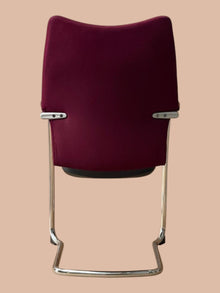 Refurbished Burgess High-Back Visitor Chair – Burgundy image 2