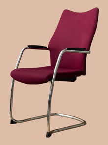 Refurbished Burgess High-Back Visitor Chair – Burgundy image 5
