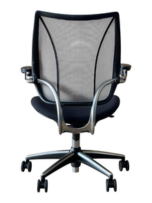 Humanscale Liberty Chair – Black Fabric & Polished Frame – Refurbished image 5