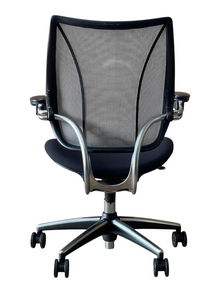 Humanscale Liberty Chair – Black Fabric & Polished Frame – Refurbished image 5