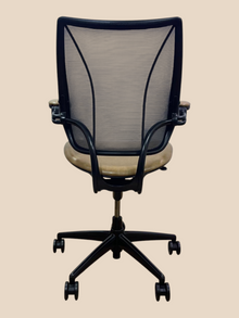 Humanscale Liberty Chair – Tan Distressed Leather – Refurbished image 2