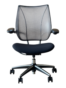 Humanscale Liberty Chair – Black Fabric & Polished Frame – Refurbished image 8