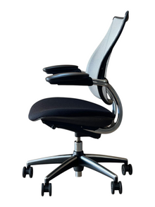 Humanscale Liberty Chair – Black Fabric & Polished Frame – Refurbished image 6