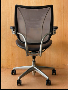 Refurbished Humanscale Liberty Mesh Chair – Aubergine PU image 4