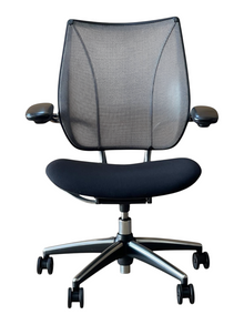 Humanscale Liberty Chair – Black Fabric & Polished Frame – Refurbished image 8