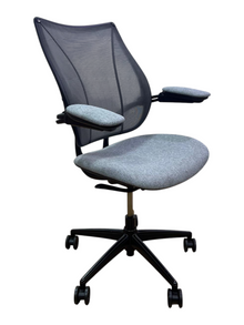 Humanscale Liberty Chair – Grey Fabric – Refurbished image 1