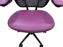 Humanscale Liberty Chair – Dark Pink Leather – Refurbished image 6
