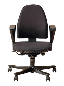 Kinnarps 6000 FreeFloat Chair – Black Fabric – Refurbished image 2