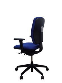 Refurbished Senator Dash Task Chair 3D Arms Navy Blue UK Delivery