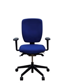 Refurbished Senator Dash Task Chair 3D Arms Navy Blue UK Delivery