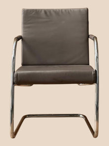 Refurbished Orangebox Sound 02 Leather Visitor Chair – Brown image 6